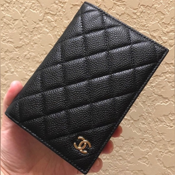 Chanel Caviar Quilted Passport Holder - Picture 1 of 7